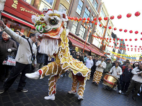 Año Nuevo chino en Inglaterra